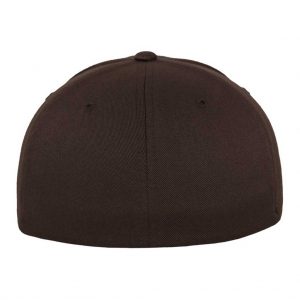 Flexfit Wooly Combed Brown – back