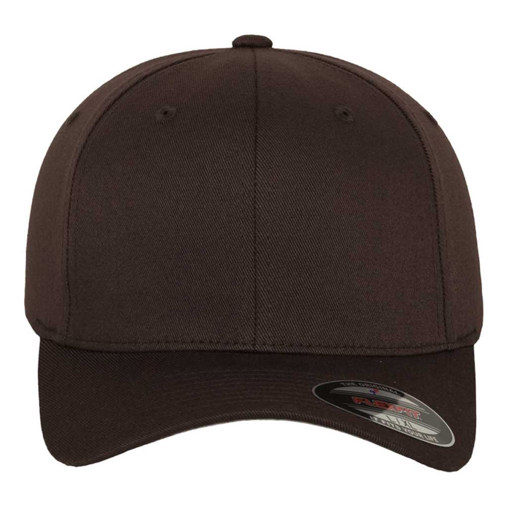 Flexfit Wooly Combed Brown – front