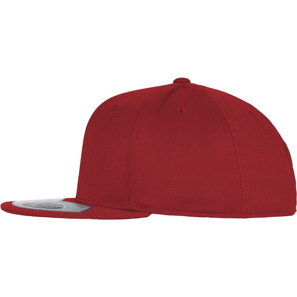Flexfit 110 Fitted Snapback Red – side 1