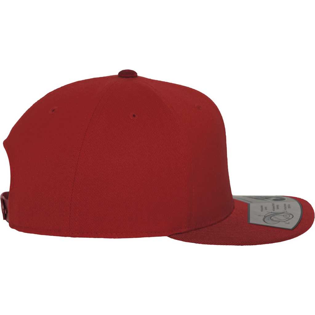 Flexfit 110 Fitted Snapback Red – side 2