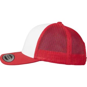 Flexfit Retro Trucker Colored Front Red/White/Red – side 1