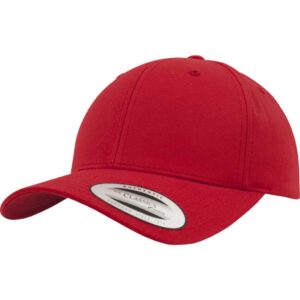 Flexfit Curved Classic Snapback Red - oblique