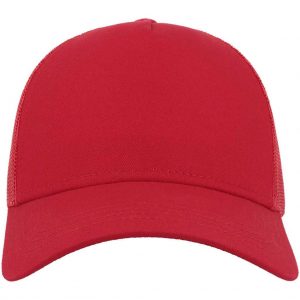 Atlantis Rapper Cotton Cap Red/Red – front