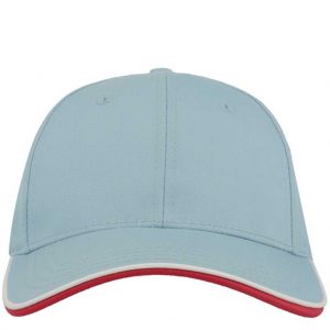 Atlantis Zoom Piping Sandwich Cap Light Blue/White/Red – front